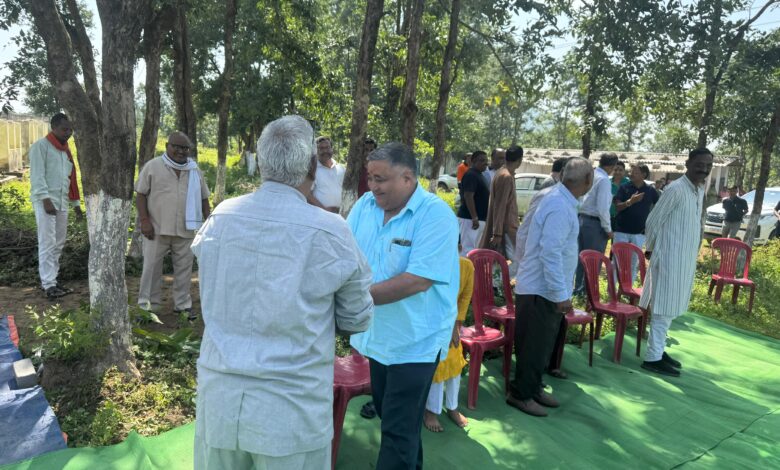 श्री श्याम गौशाला का विधायक राजेश अग्रवाल ने किया भूमि पूजन